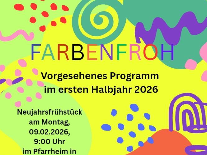 Programm erstes Halbjahr 2026
