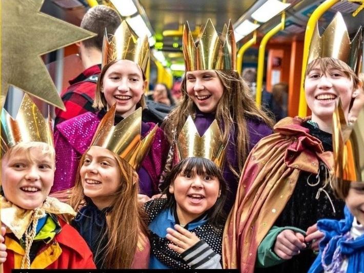 Sternsinger unterwegs