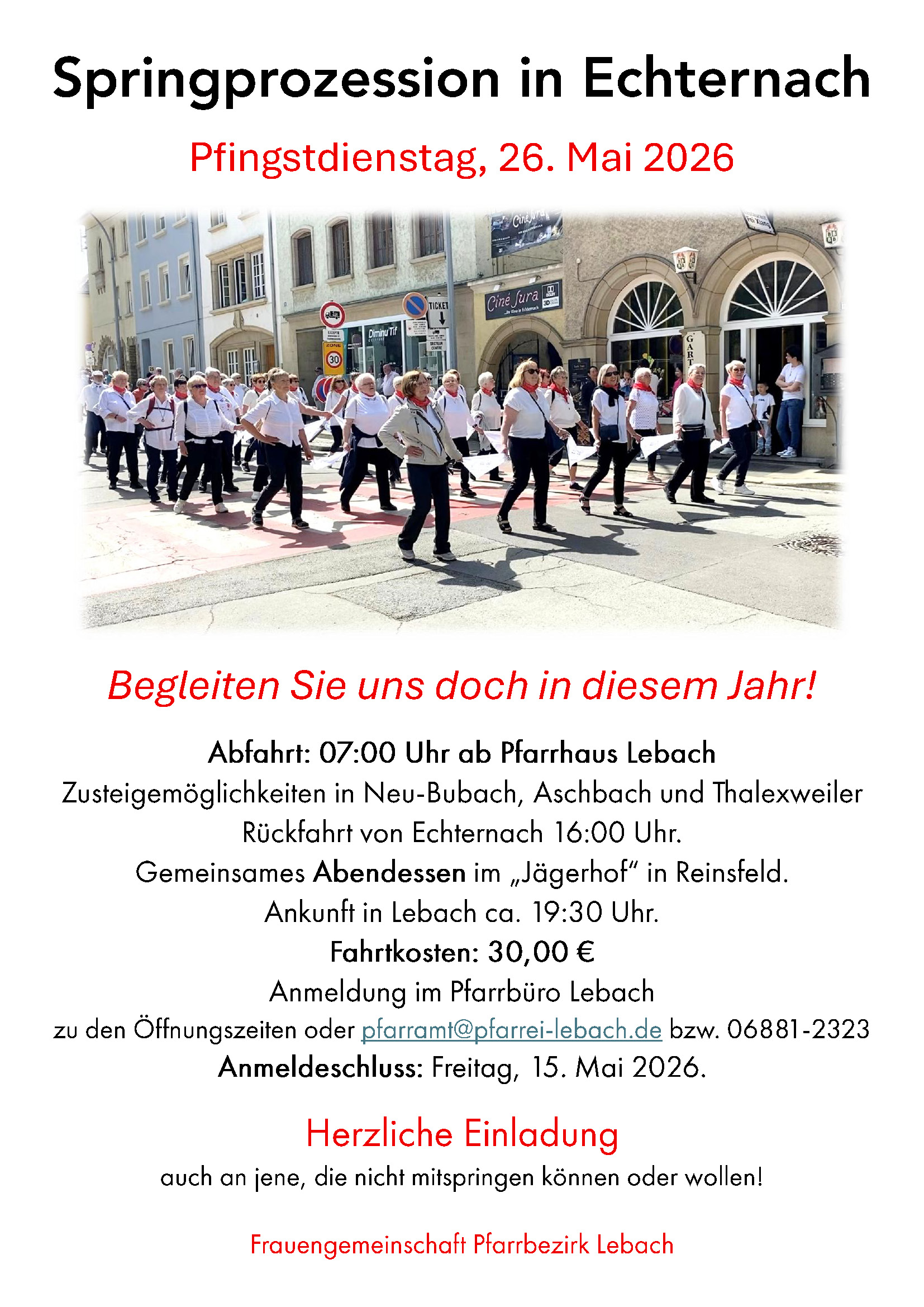 Springprozession in Echternach